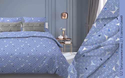 КПБ Бязь Гост Арт. 122-2 треугольники (пл. 140 г/м)